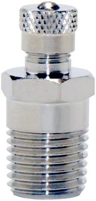 Air Valve, Chrome & Zinc-Plated, .25-In.