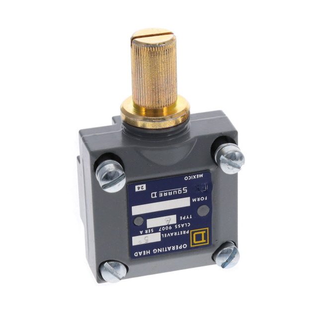 Heavy Duty Limit Switch, No Lever, Rotary, 1NC/1NO, 15A at 600V AC