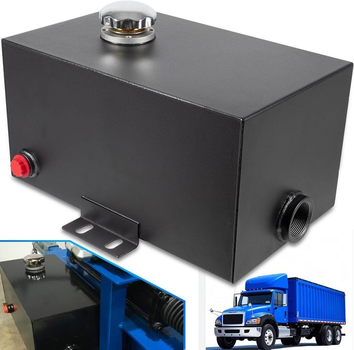 Hydraulic Fluid Reservoir Tank with 2 Inch Suction Port and 0.75 Inch Return Port