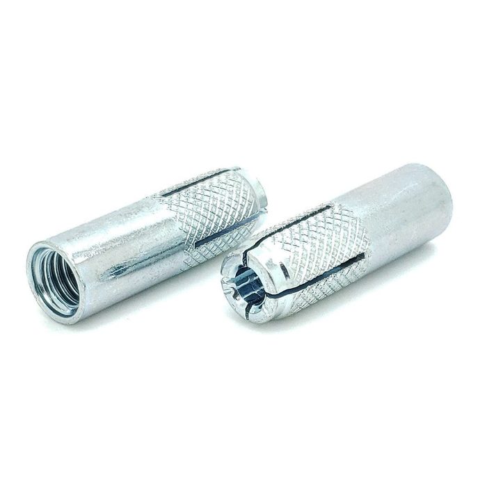 High Strength Concrete Anchors 3/8" Drop-in Knurled Insert