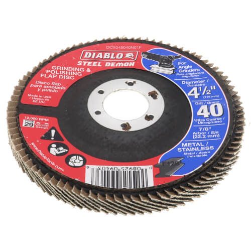Steel Demon Corner-Edge Grinding and Polishing Flap Disc