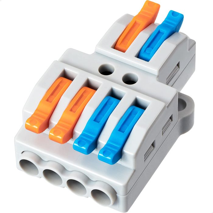 Quick Wire Connector, Fast Wiring Push in Lever Electrical Wiring Terminal Block