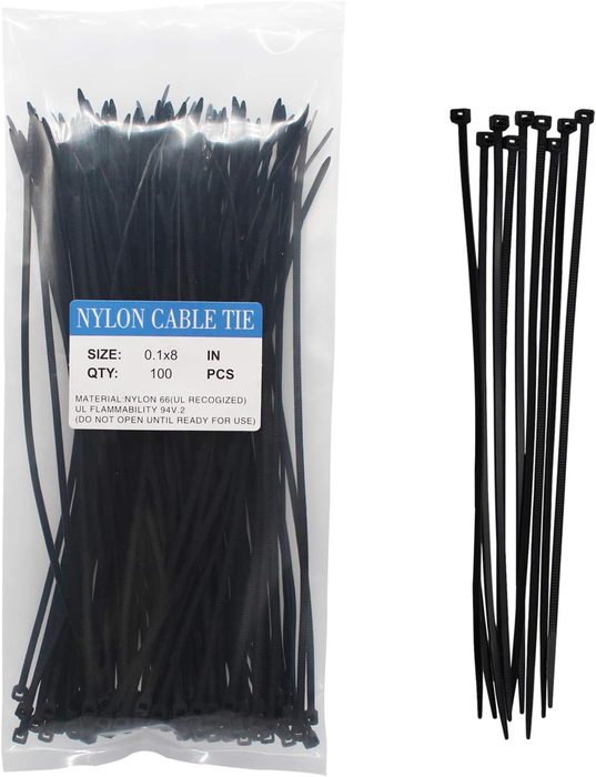 Nylon Cable Ties, 8 Inch