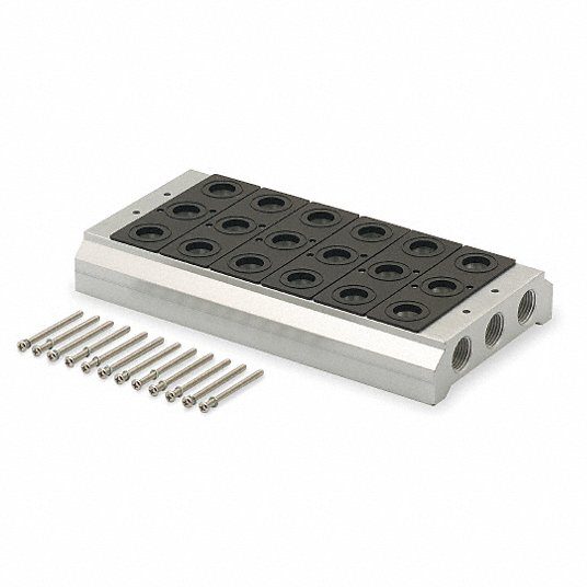 6 Valve Ports, Side-Ported Body, Manifold Kit