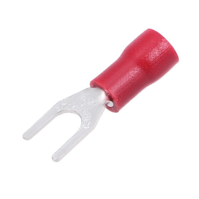 Insulated Fork Spade Wire Connector Crimp Terminal
