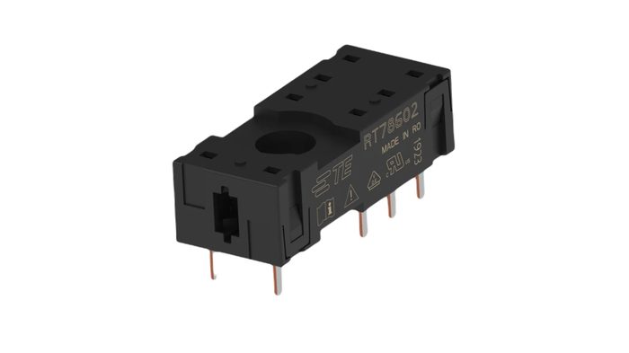 Miniature Square Type PCB Mounting Electro-Magnetic Power Relay Socket