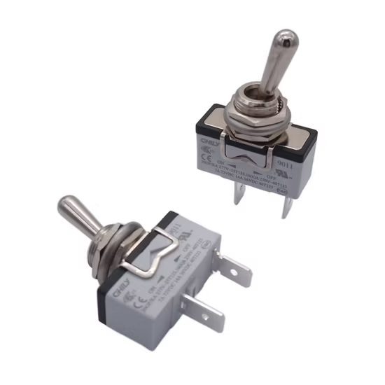 UL 9011 Series IP67 Waterproof 2 Pin on-off SPST Toggle Switch