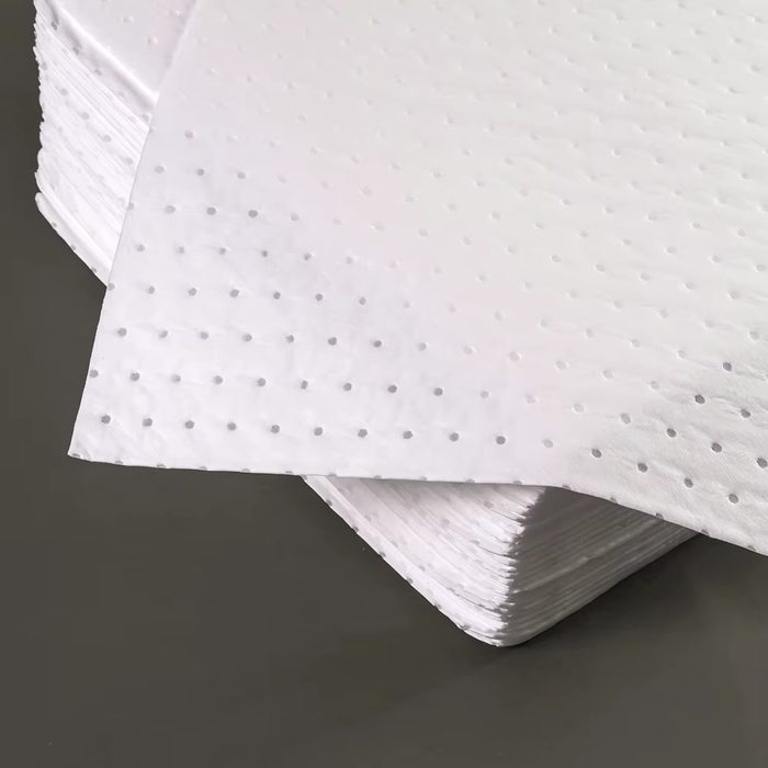 Sewage Treatment White Sheets Speedy Oil Absorbent Sorbent
