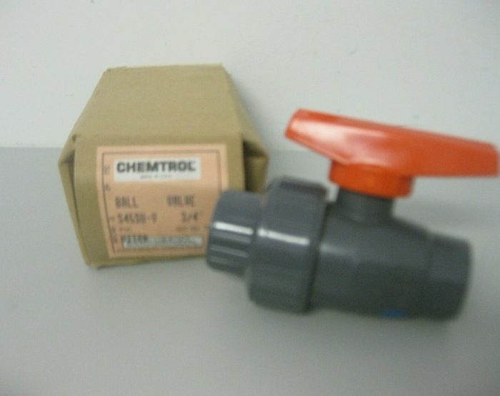 3/4" Tru-Bloc® Double Union Style Ball Valve with Rubber Seal
