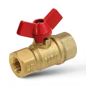 1/8 in. Lead Free Brass FIP and FIP Full Port Ball Valve