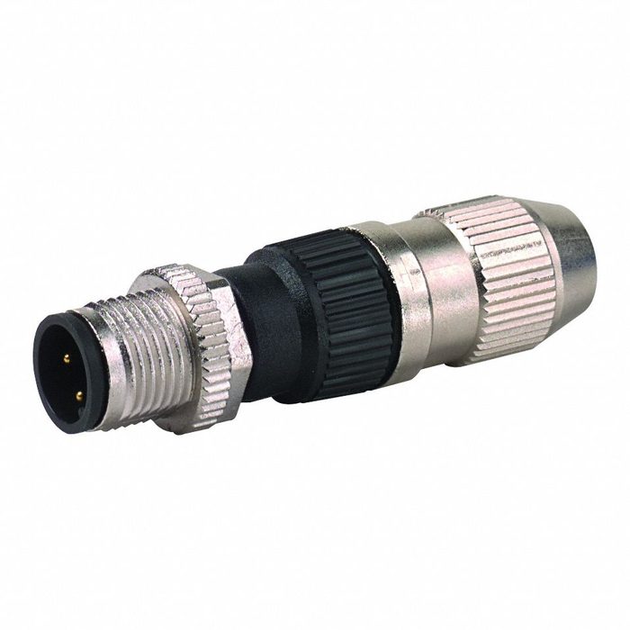 A Coded 3 Pin M12 Circular Connector