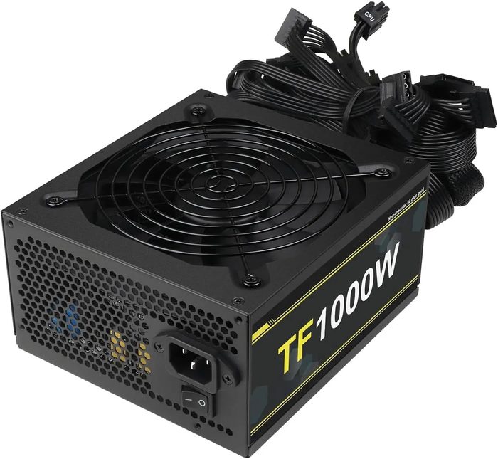 1000W Power Supply Full Voltage 100-240V Active PFC Gaming PSU Computer Power Supplies Non-Modular 80 Plus Gold