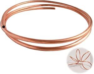 Copper Tube, 1/8 in ID × 5/32 in OD (3-4mm)