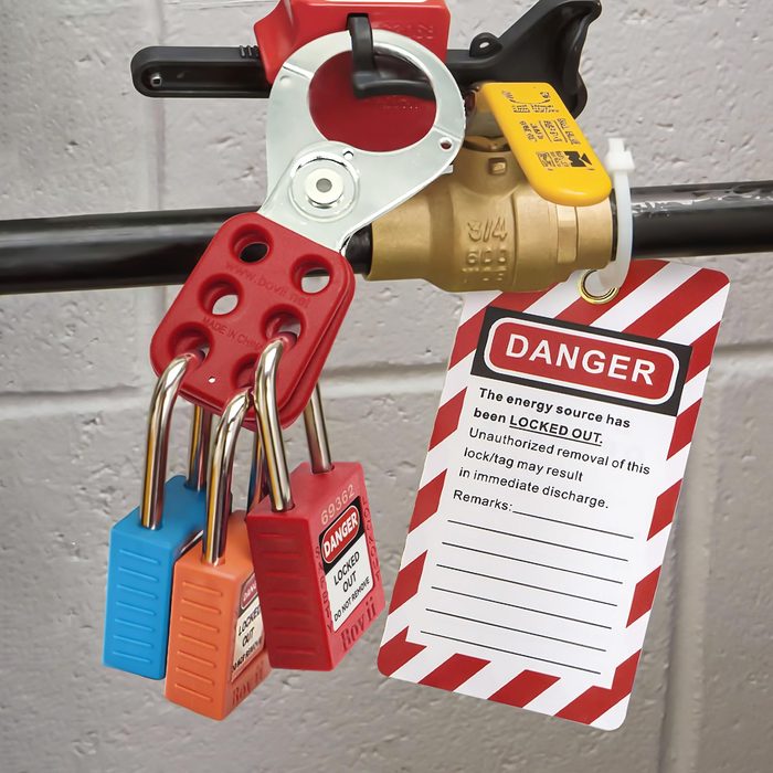Plastic Safety Lockout Tagout Tags "out of Service" Waterproof Tag