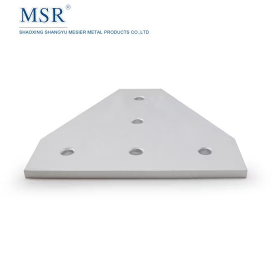 Aluminum 5-Hole Tee Joining Plate