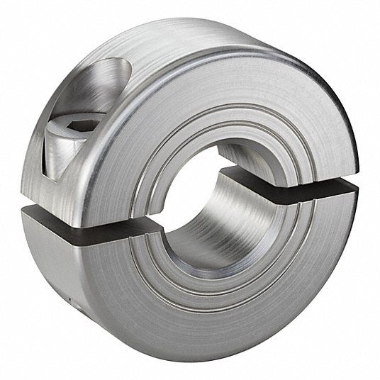 Shaft Collar, Clamp, 2Pc, 11mm, Steel