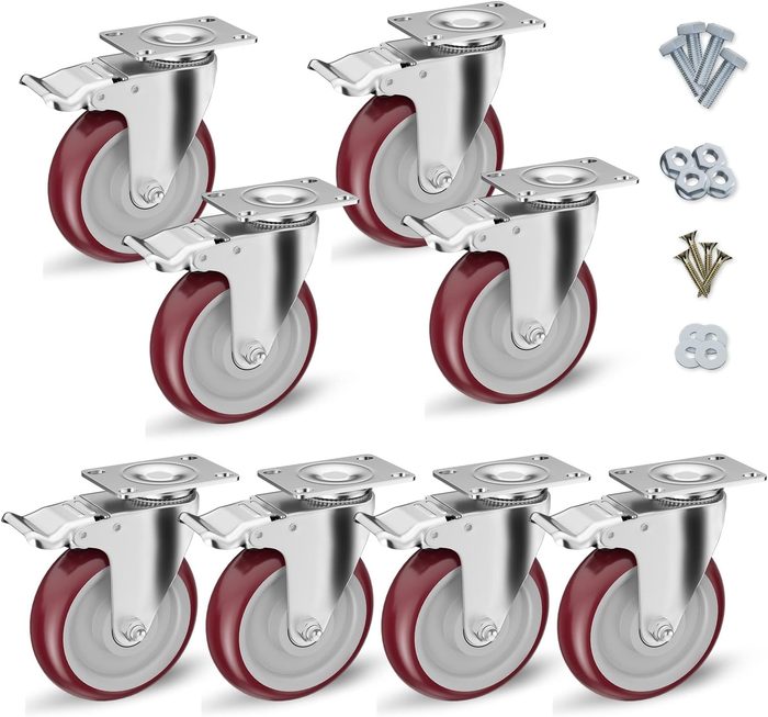 3-Inch Locking Swivel Casters
