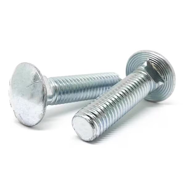 Carriage Bolt, 1/4"-20x3/4", Grade 5, Zinc