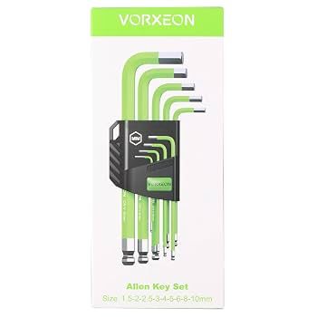 9-Piece Metric Hex Key Set