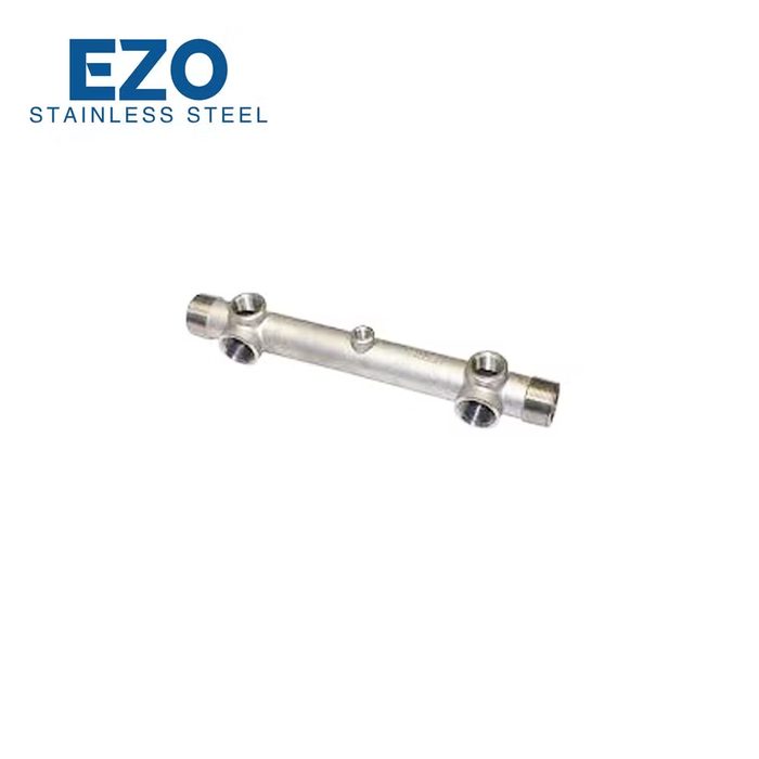 Stainless Steel Constant Pressure Multi-Way Vacuum Manifold with Thread End