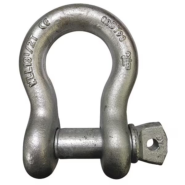 Anchor Shackle, 34,000 lb, 1 1/2 in Compatible Chain/Rope