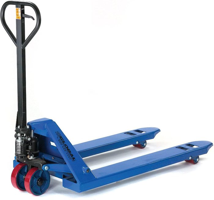 High Capacity Pallet Jack with 27" W x 48" L Forks, 6600 Lb. Capacity, Manual Duty Truck