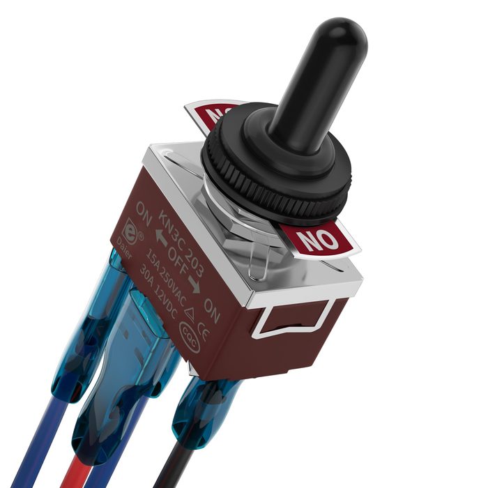 Locking Toggle Switch DPDT on-off-on