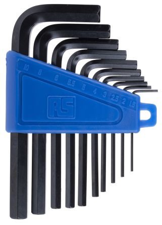 10Pcs L Shape Hex Key Set