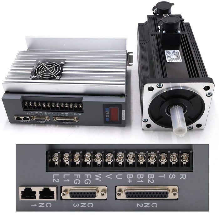 3.8kW AC Servo Motor and Drive Kit