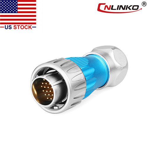 24 Pin Power Circular Connector Male Socket