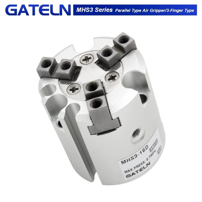 Air Gripper, 3 Finger, Parallel Style
