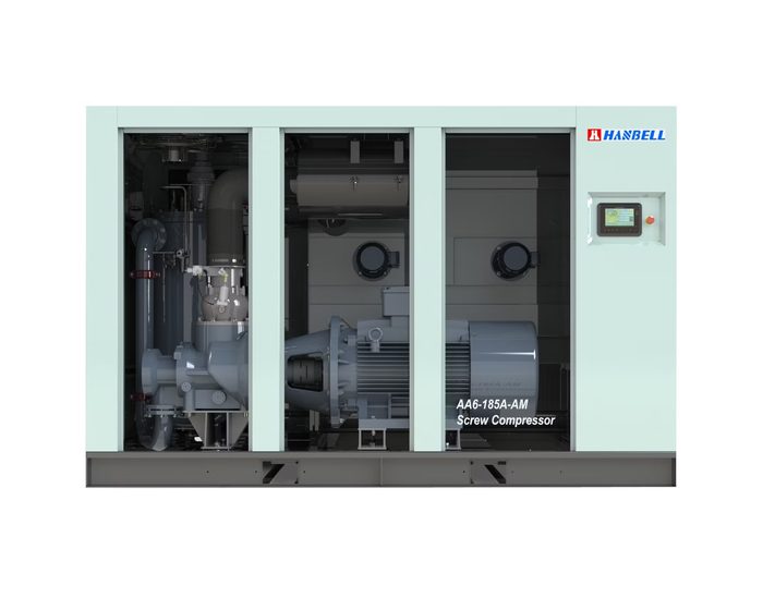 Double Stage Inverter Screw Air Compressor