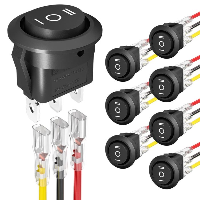 Mini Rocker Switch 12 Volt ON-OFF