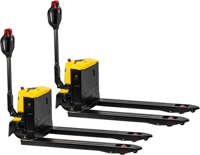 Full Electric Pallet Jack Lithium 3300Lbs Capacity 7.5" Lift 45" x 27" Forks Pallet Truck