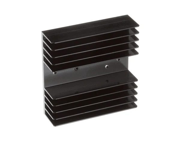 ALUMINUM HEAT SINK, BLACK