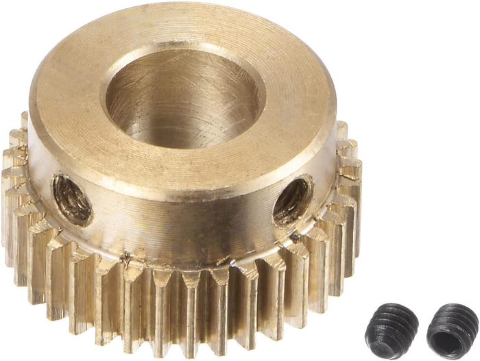 Brass Spur Gear and Gear Rack