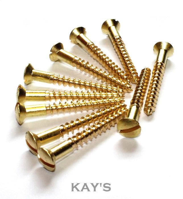 Raised Countersunk Flat Head Wood Screws