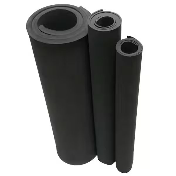 Closed Cell Sponge Rubber Blend Black Foam Rubber Sheet