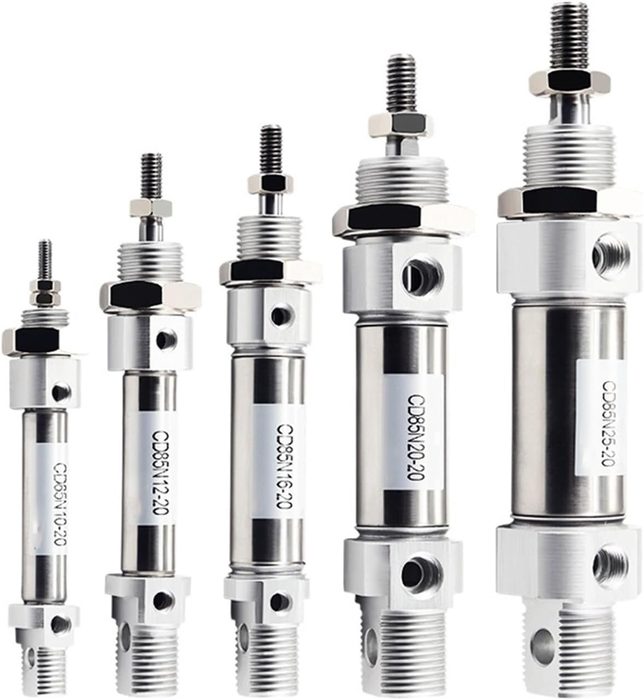 ISO Pneumatic Cylinder C85 Air Cylinder Standard Double Acting Single Rod CD85N, Bore 8