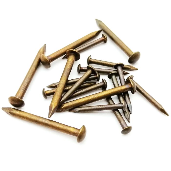 Antique Brass Bronze Pure Copper Small Nails