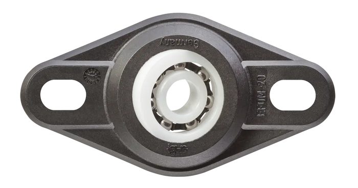 Flange Sleeve Bearing with Self-Aligning Ball, Light Duty Side Flange Mounted Unit