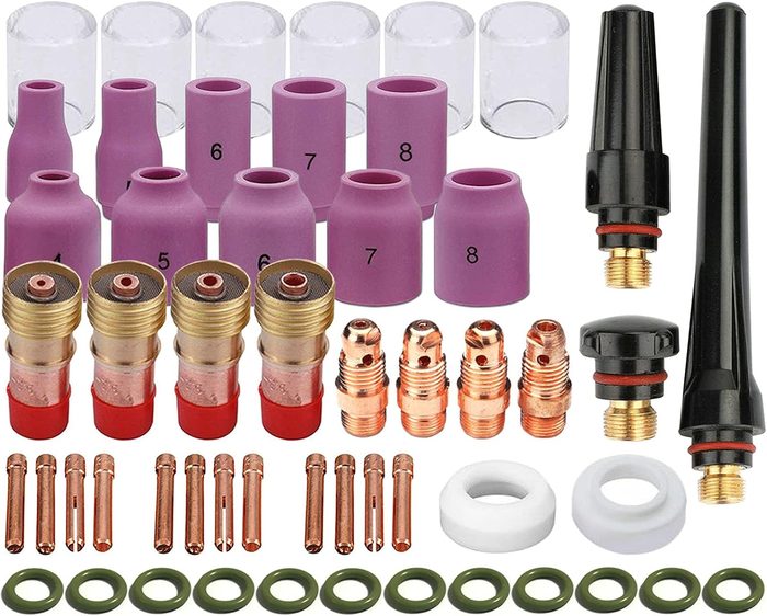 Tig Welding Torch Kit with Stubby Gas Lens Tig Cup
