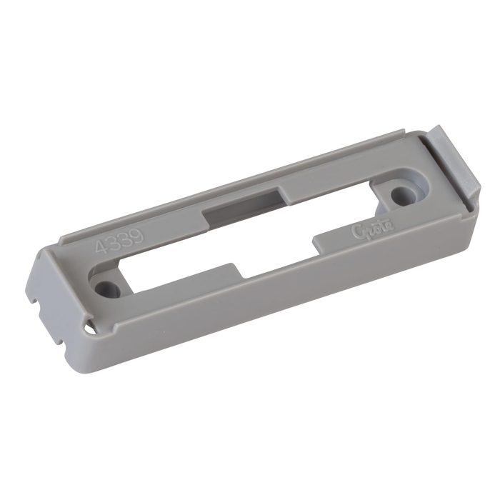 1.5000" H x 3" W x 0.47" L Gray ABS Rectangular Mounting Bracket