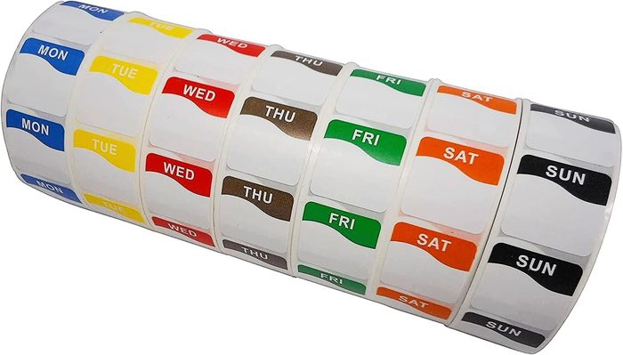 Food Hygiene Day / Date Labels, Best Before, Roll of 500