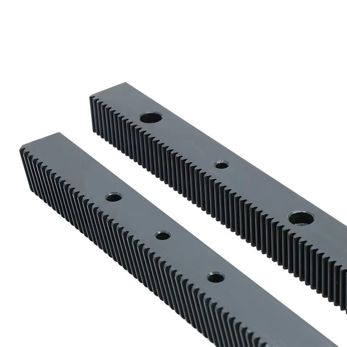 Straight / Helical Tooth Gear Rack with Mounting Holes