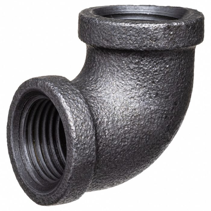 Black Malleable Iron Pipe Elbow