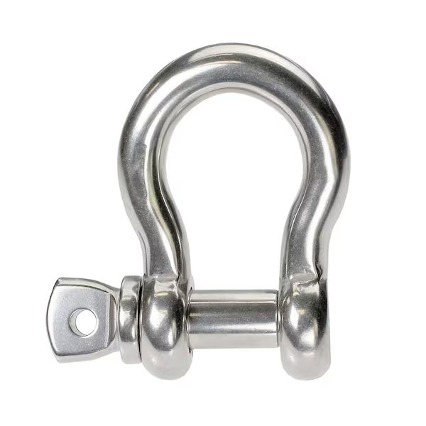 3/16" Stainless Steel Screw Pin Anchor Shackle, 0.325 Tons