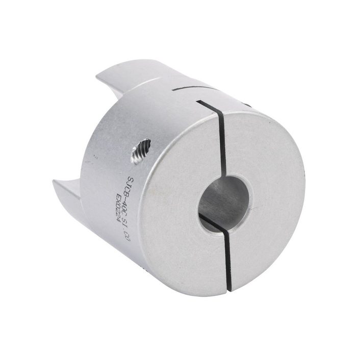 Jaw Coupling Hub, 12mm, 12mm Natural w/ Clamping