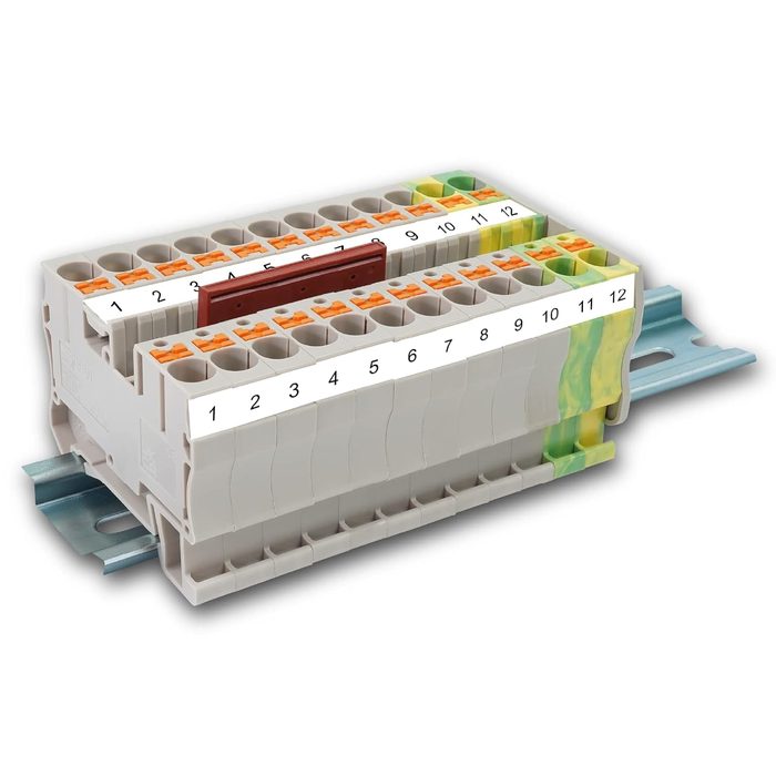 8.2mm DIN Rail Mount Terminal Block