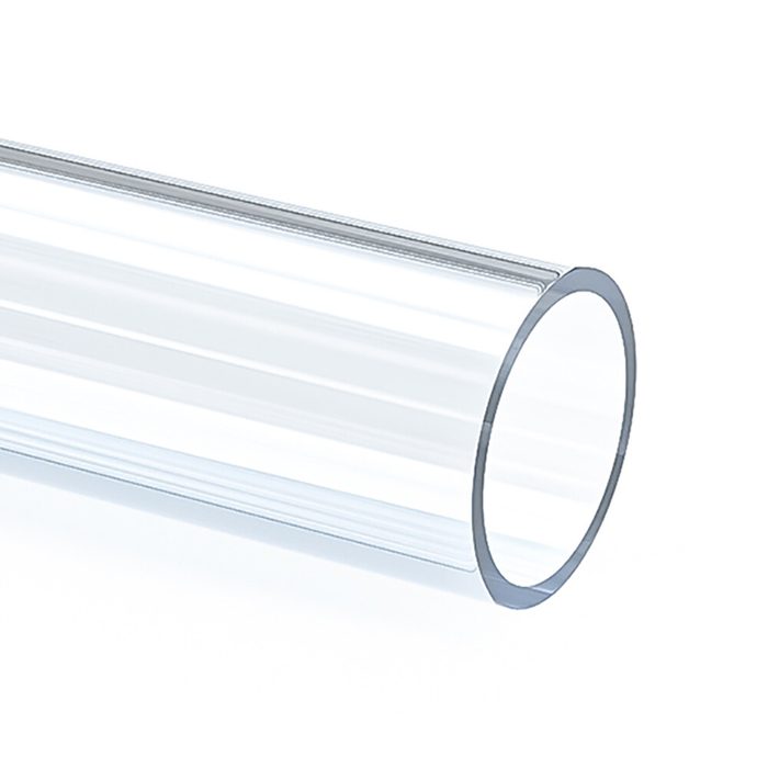 Clear Hollow Round Plastic Tube